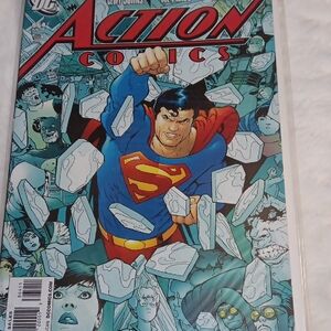 DC Comics Action Comics Cover - Red, Blue, Yellow